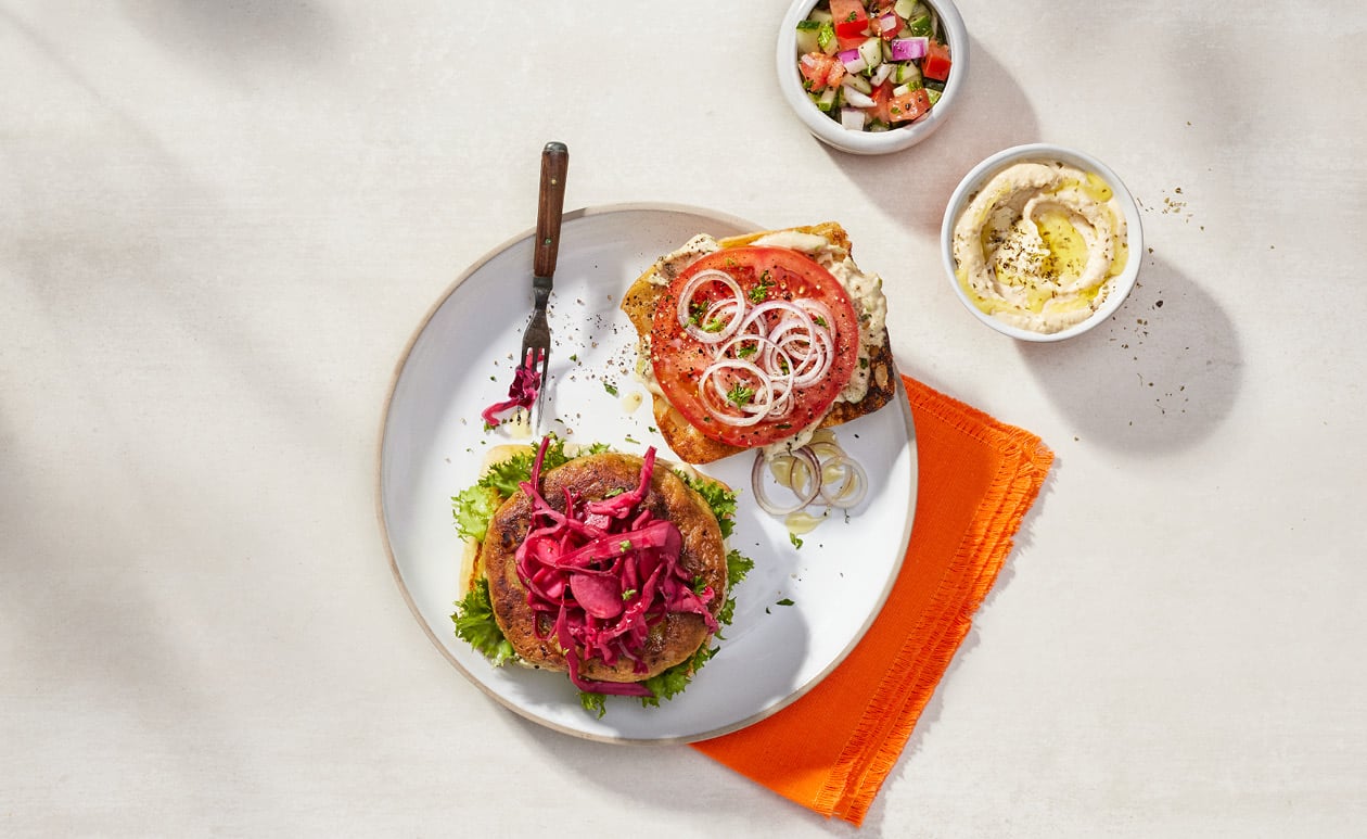 Featured image for “Vegan Falafel Burgers”