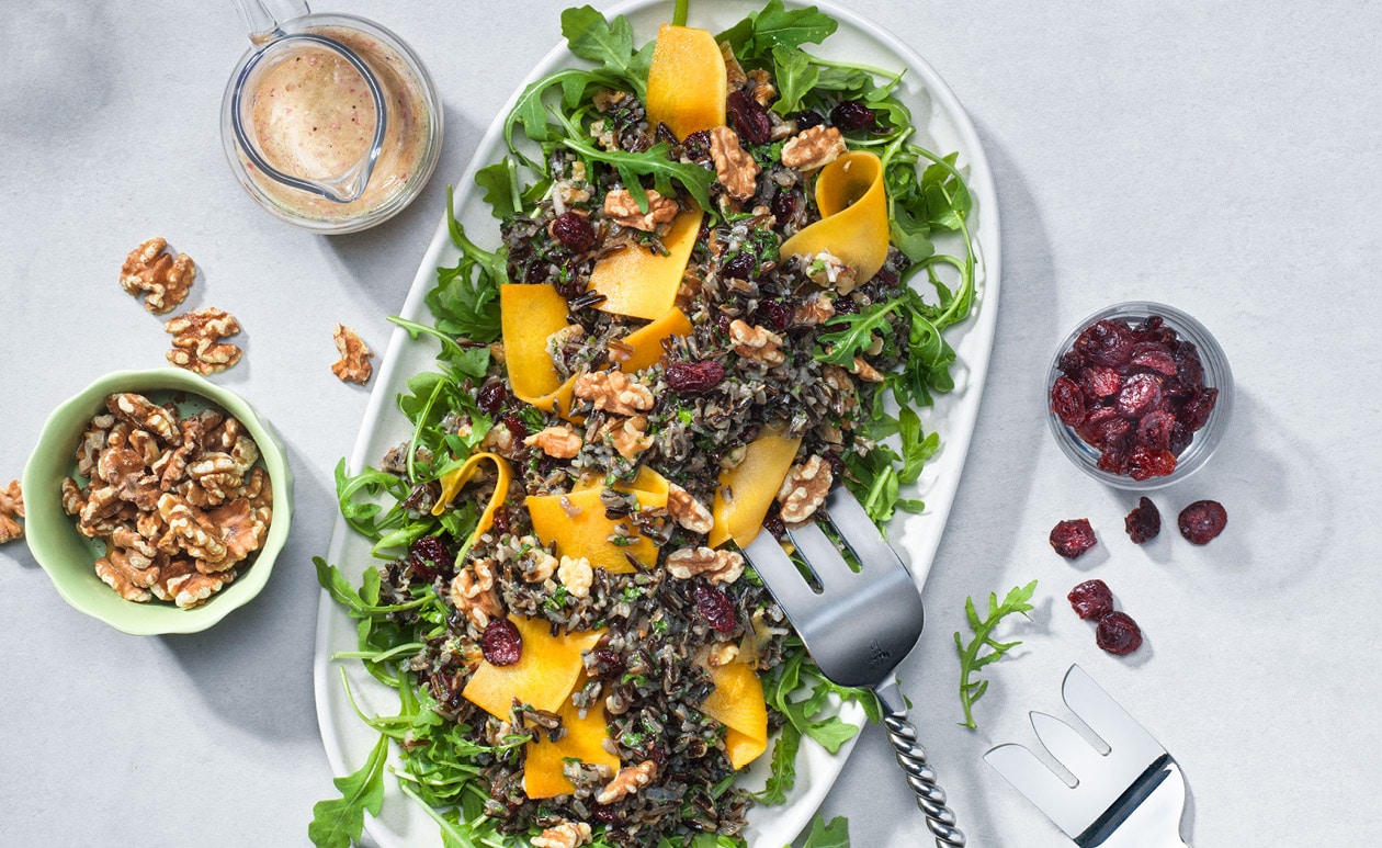 Featured image for “Wild Rice Salad with Pickled Squash”