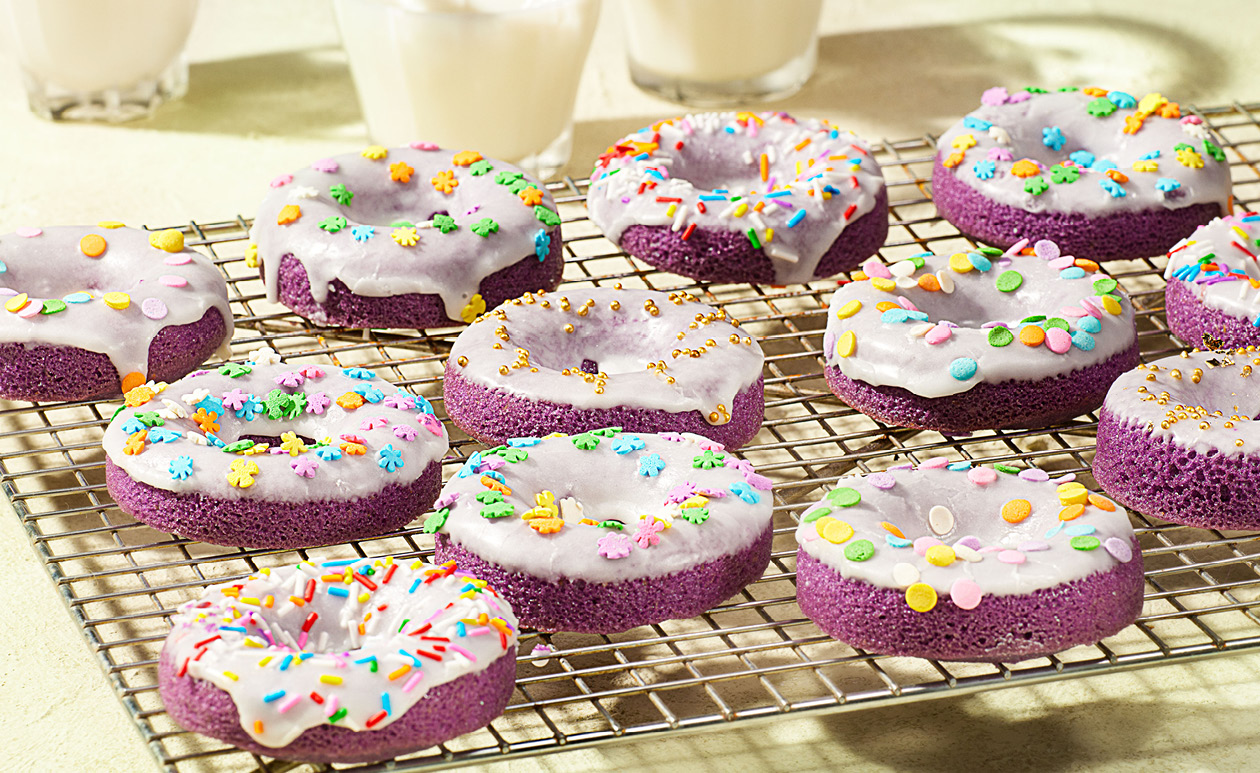 Featured image for “Easy Ube Donuts”