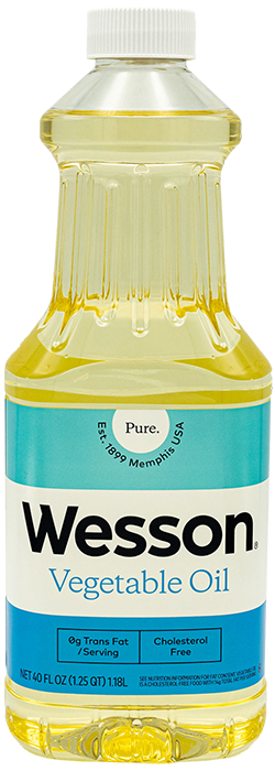 40oz Wesson Vegetable Oil Bottle