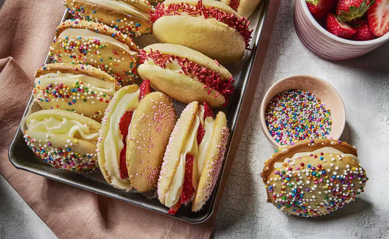 Featured image for “Make-Ahead Strawberry Cheesecake Whoopie Pies”
