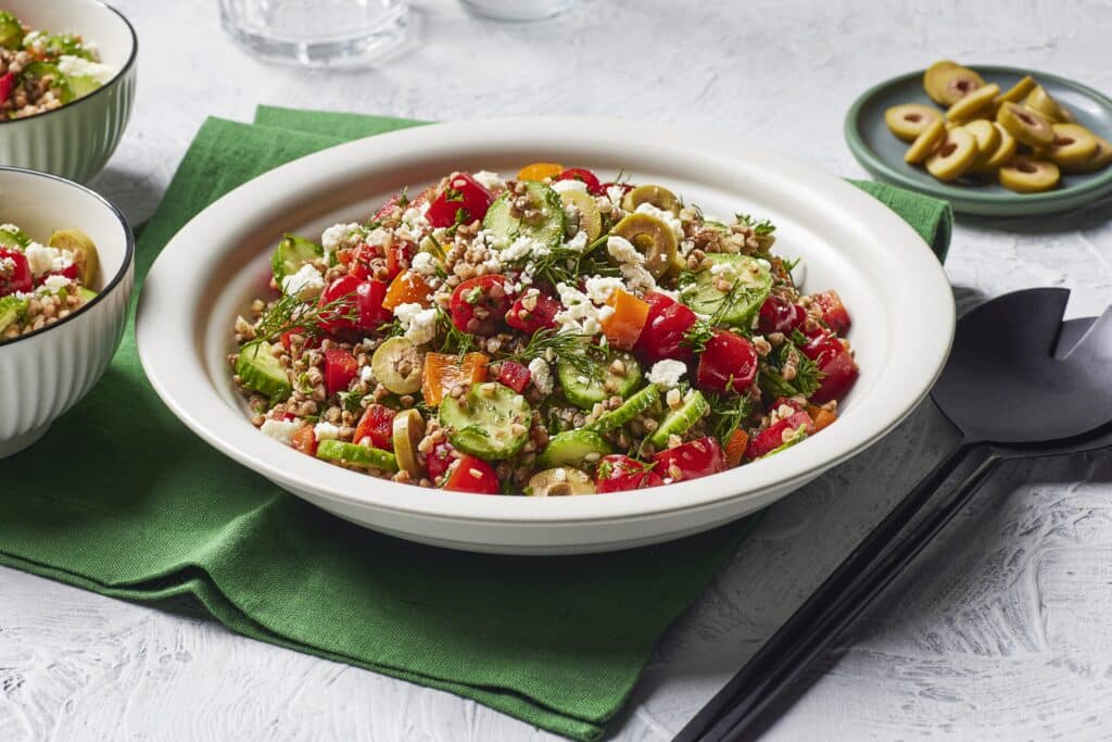 Mediterranean Buckwheat Salad - Pure Wesson Oil