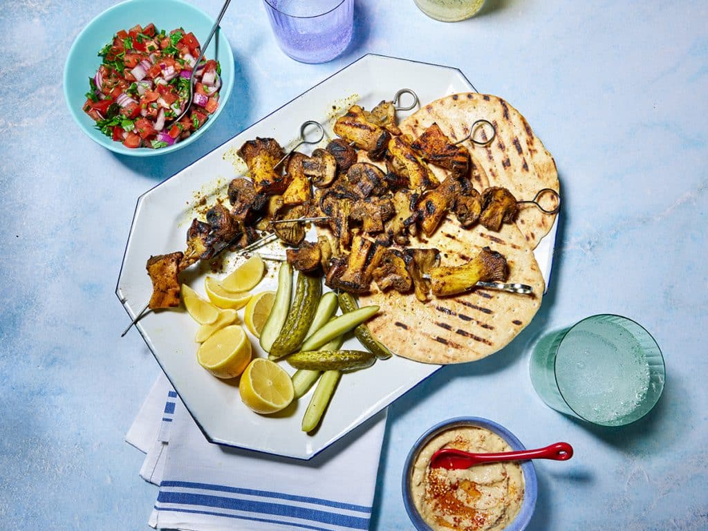 shawarma-spiced-mushroom-wraps