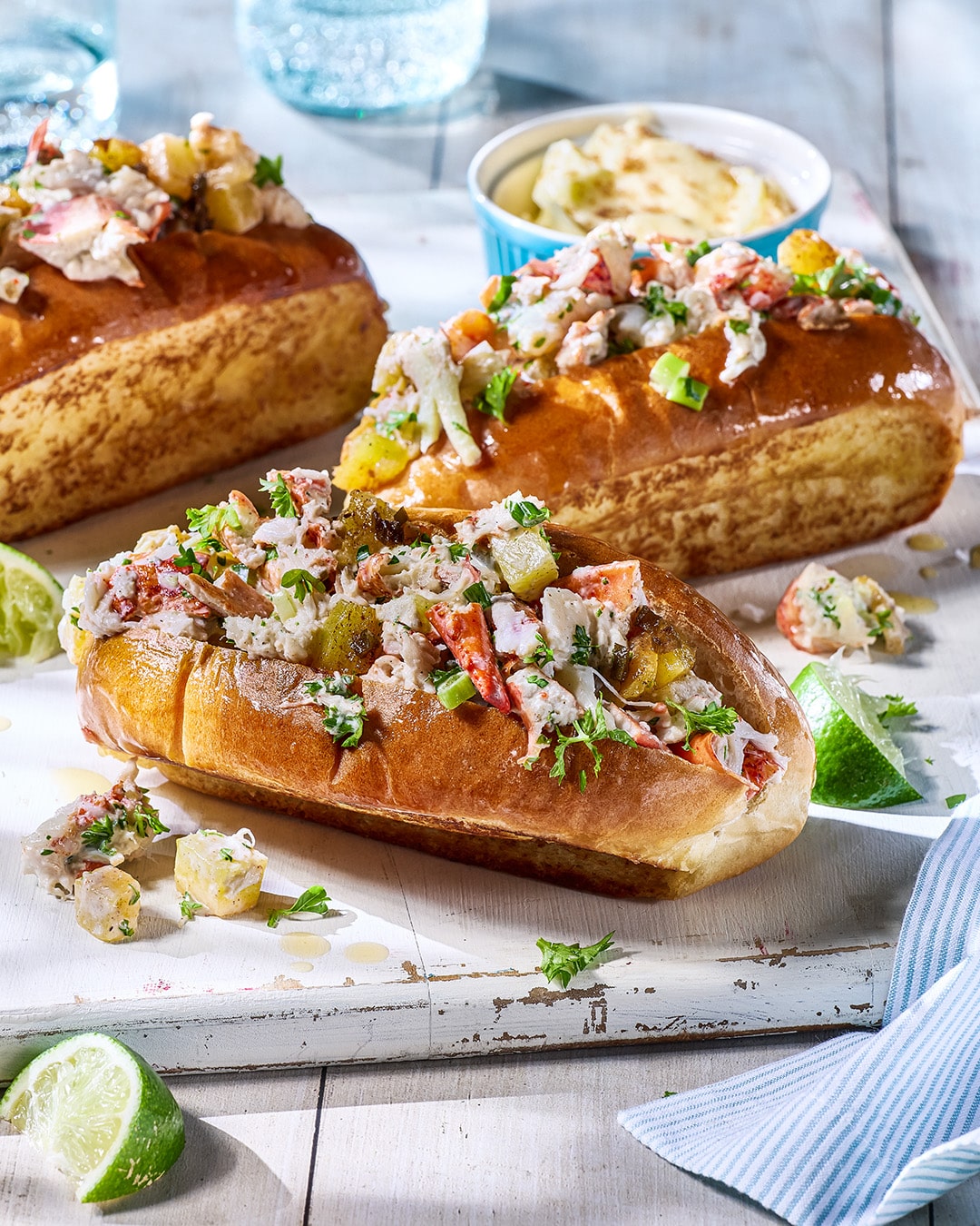 Featured image for “Lobster Rolls with Jerked Pineapple”