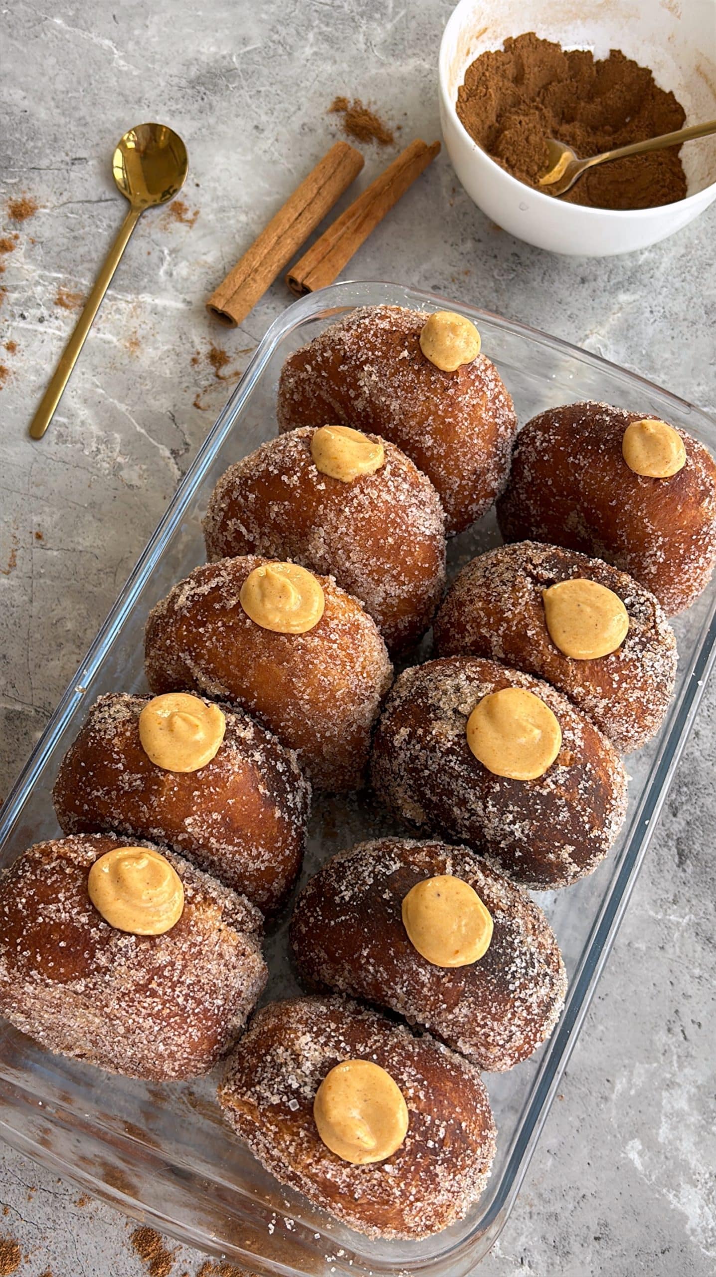 Featured image for “Pumpkin Spice Cheesecake Donuts”