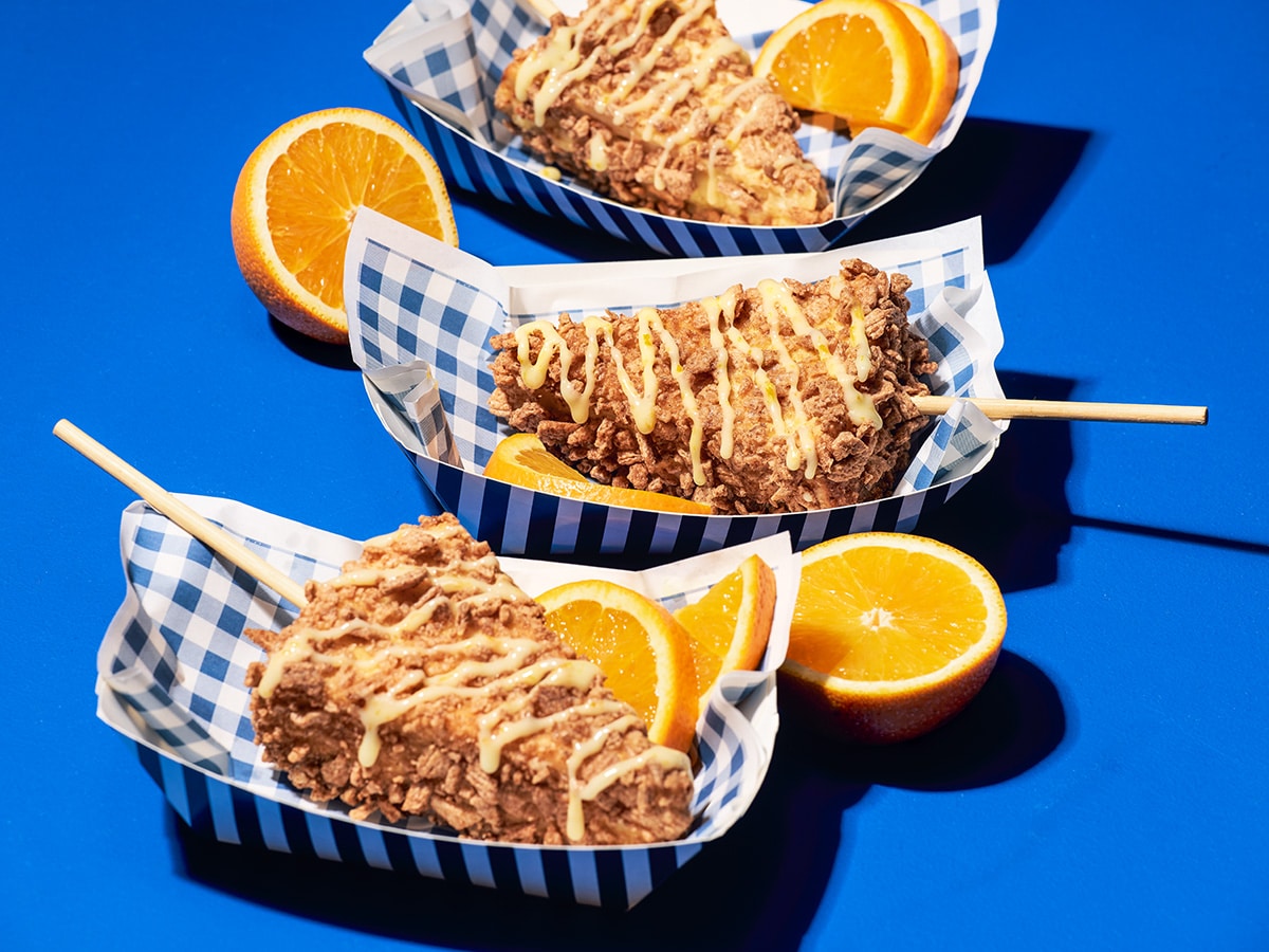 Featured image for “Dreamy Orange Cheesecake Pops”