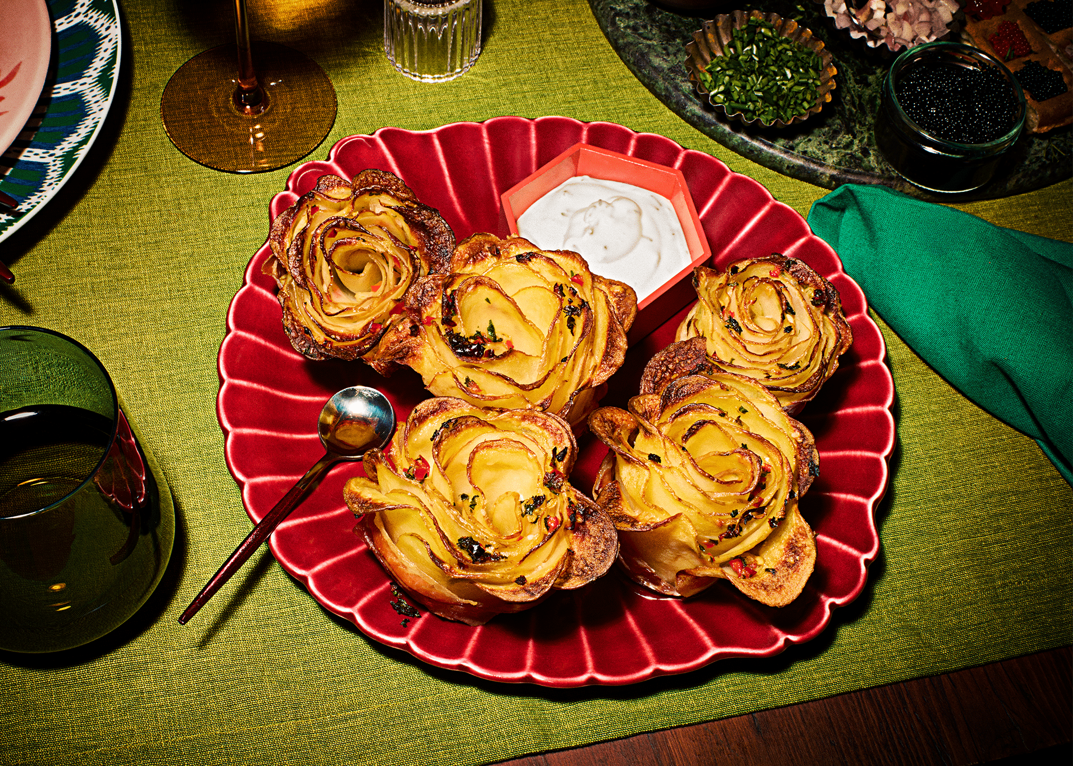 Featured image for “Crispy Tuscan Potato Roses”